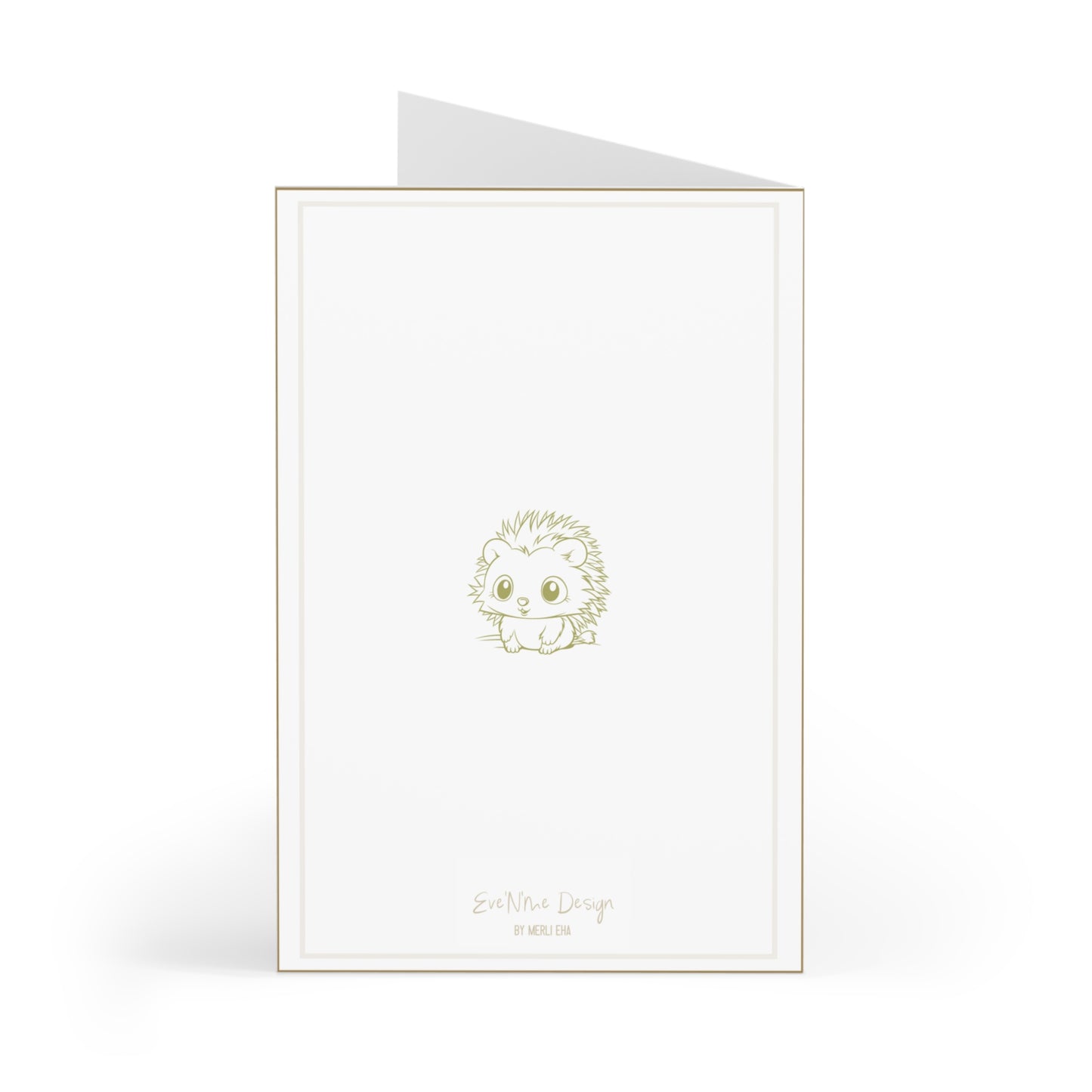 Cute Hedgehogs' Greeting card Anniversary, Remind Special Person card To him or her
