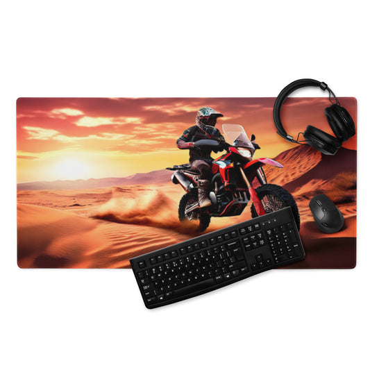 Dunes, Off Road, Sand, Sunset, Gaming mouse pad, 36 x 18 inches