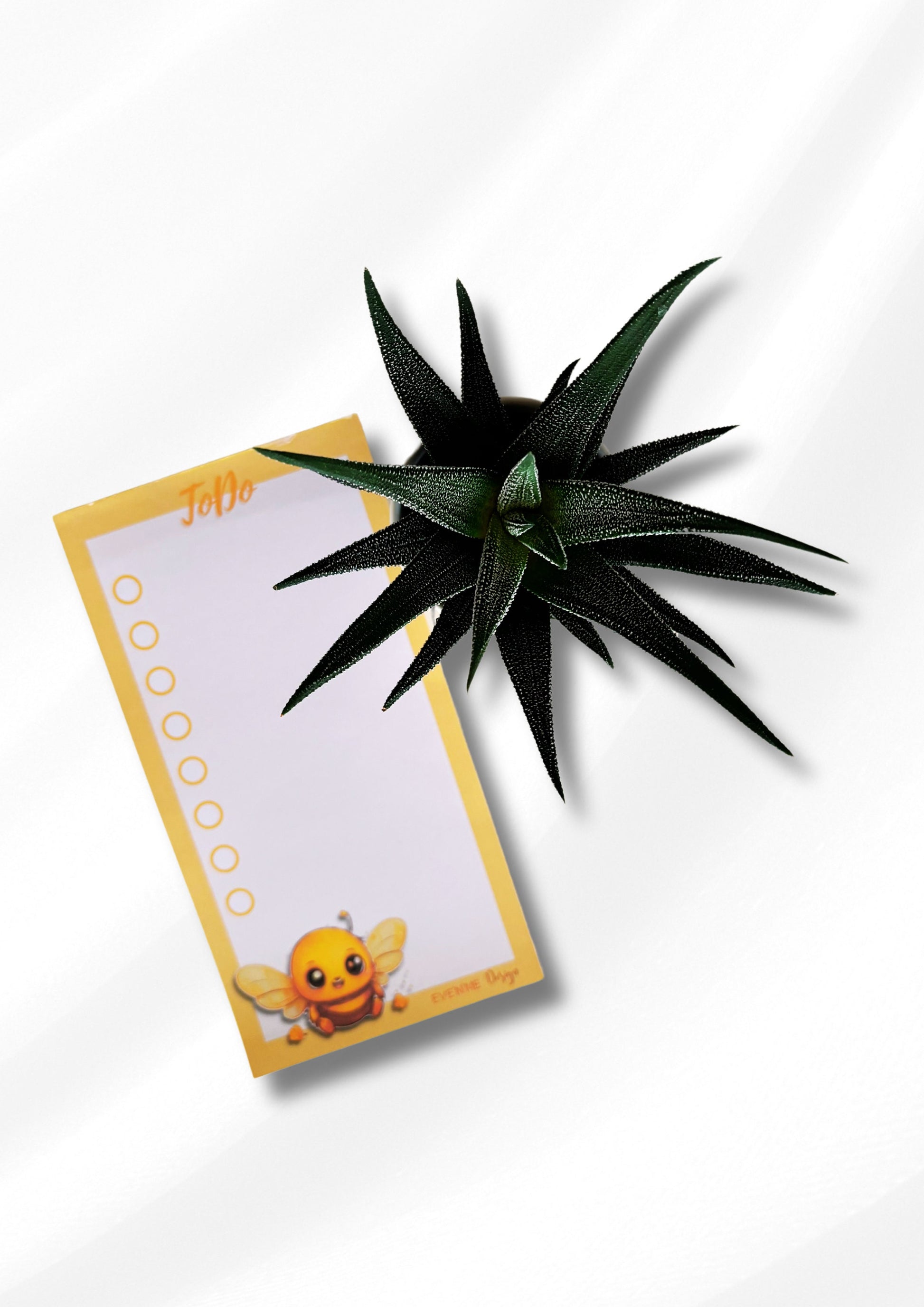 Cute Bumblebee Notepad, Illustration and Digital artt, Two variations - A5, DL